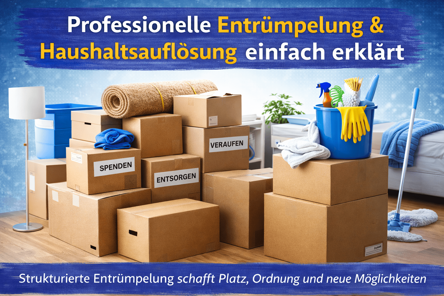 Entrümpelung richtig planen – Der komplette Ratgeber für Haushalte & Gewerbe